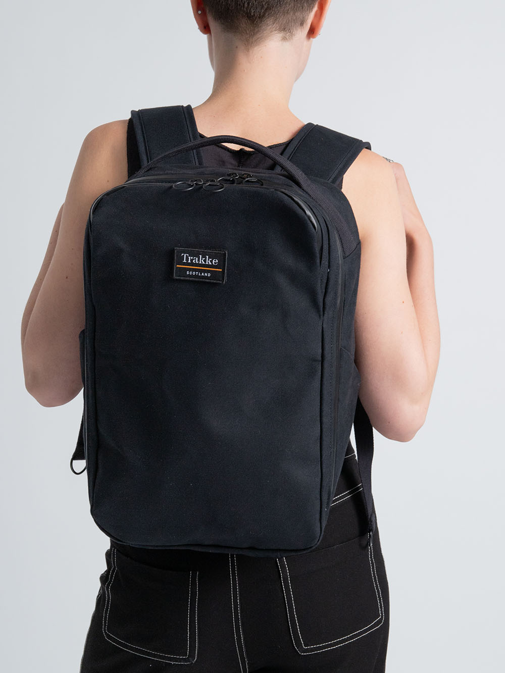 Rugged Twill Backpack - Black